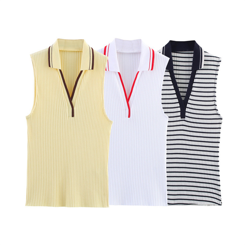 Tank Top Ribbed - Оптовая продажа: Новая женская майка-поло без