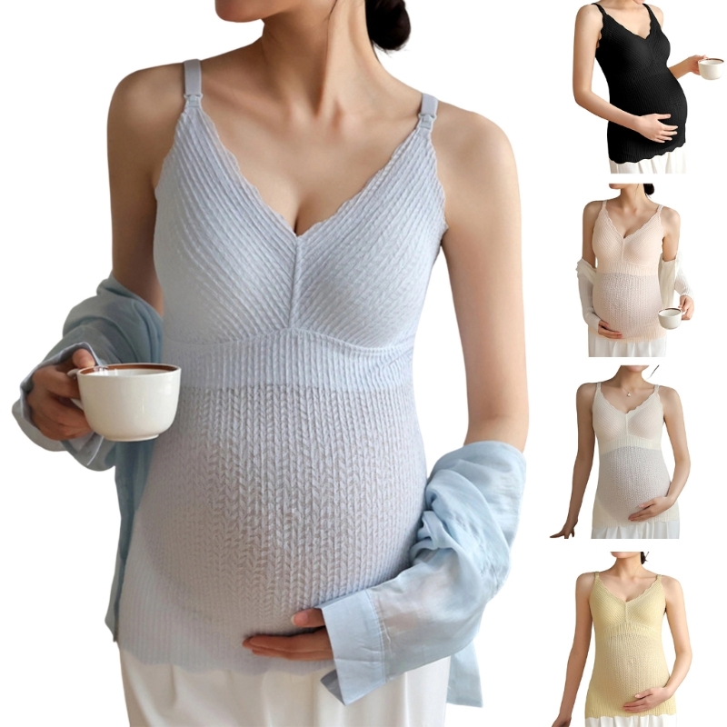 Майка для кормящих мам Y4UD с  – обзор и цена Tank Top Ribbed