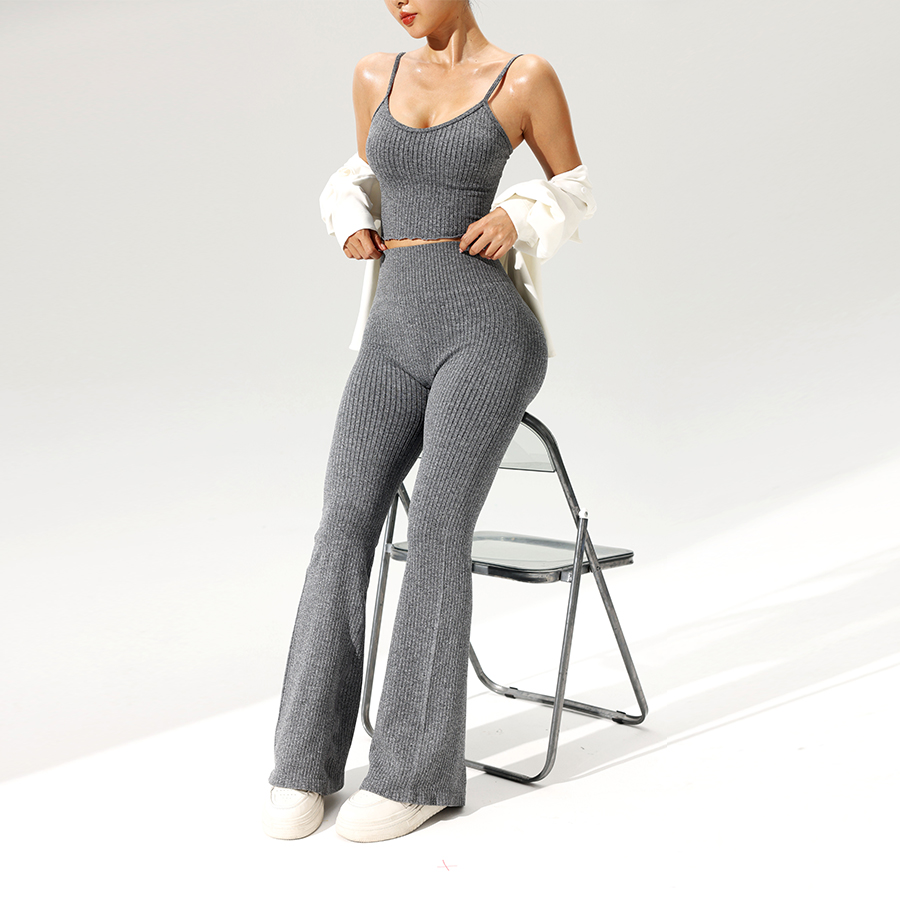 2 шт./компл. бесшовные расклеш – обзор и цена Tank Top Ribbed